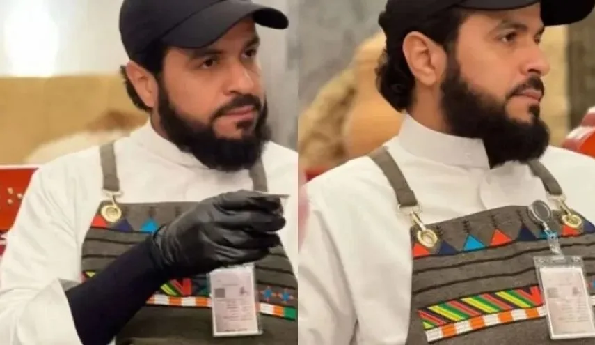 شاهد أمير سعودي يعمل في مطعمه