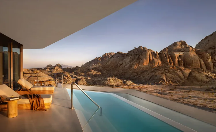 Desert Rock في مشروع البحر الأحمر: رفاهية مستدامة فوق الرمال